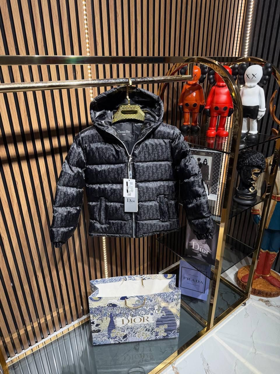 Dior winterjas zwart