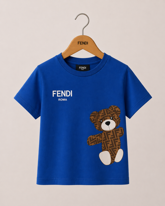 Fendi t-shirt blauw