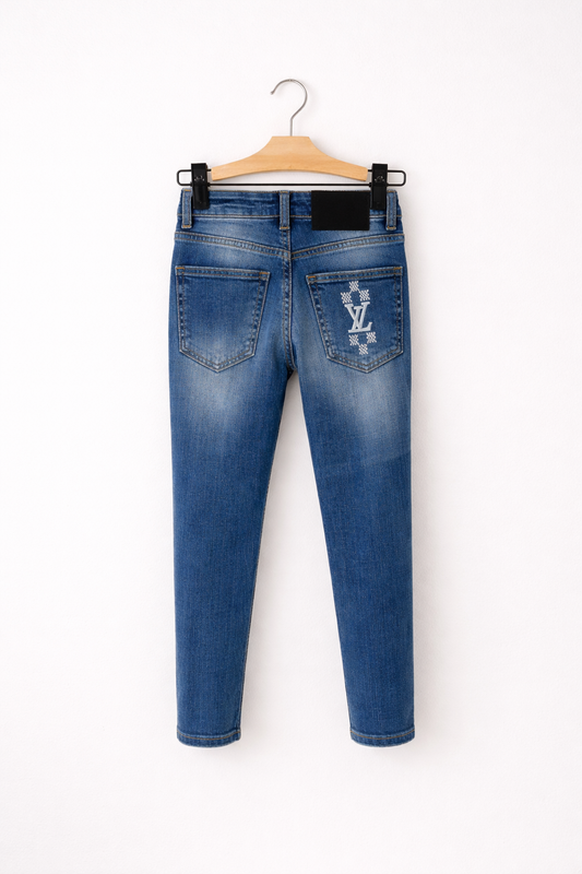 Louis Vuitton spijkerbroek blauw