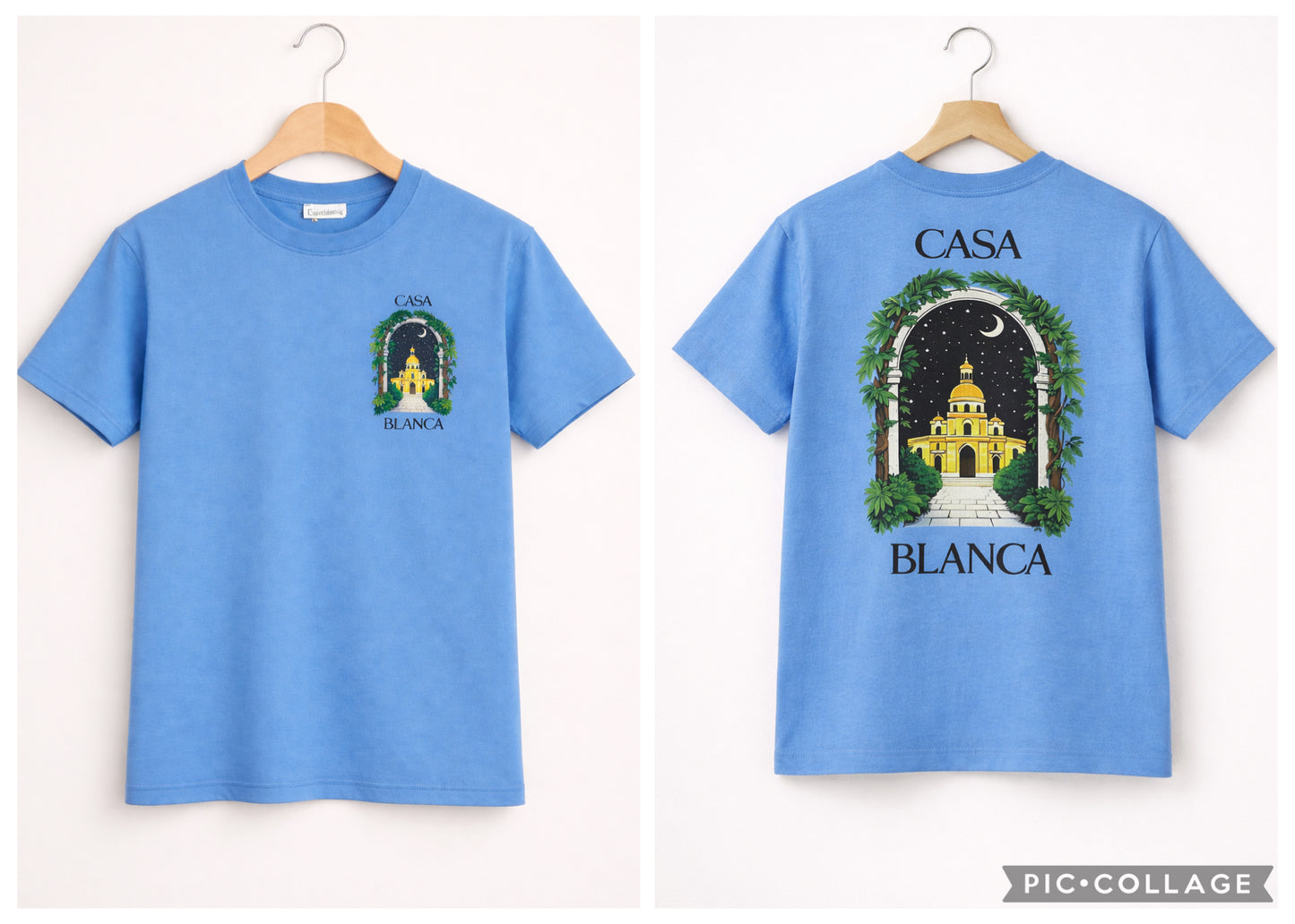 Casablanca t-shirt blauw