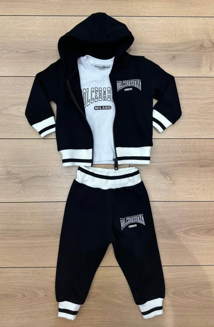 Dolce&Gabbana 3-delige set zwart