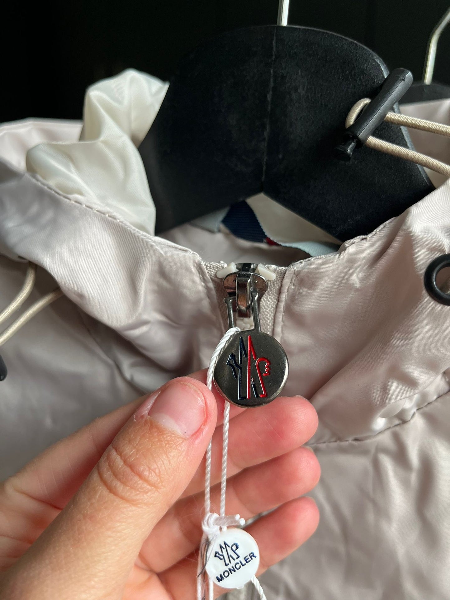 Moncler herfstjas beige