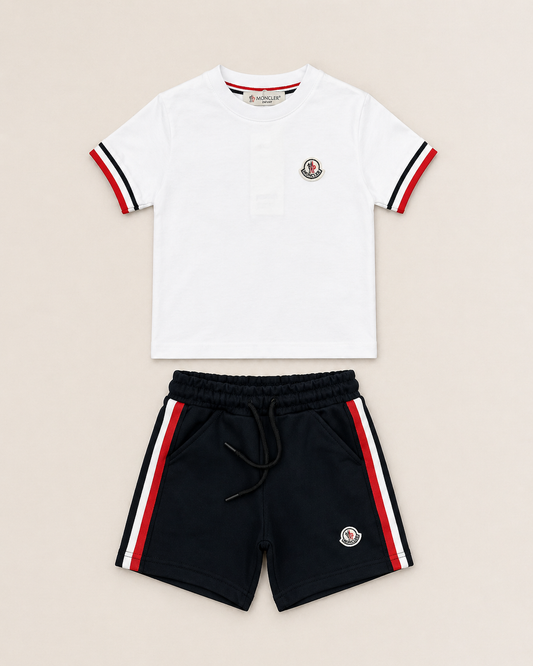 Moncler zomerset kids wit/zwart