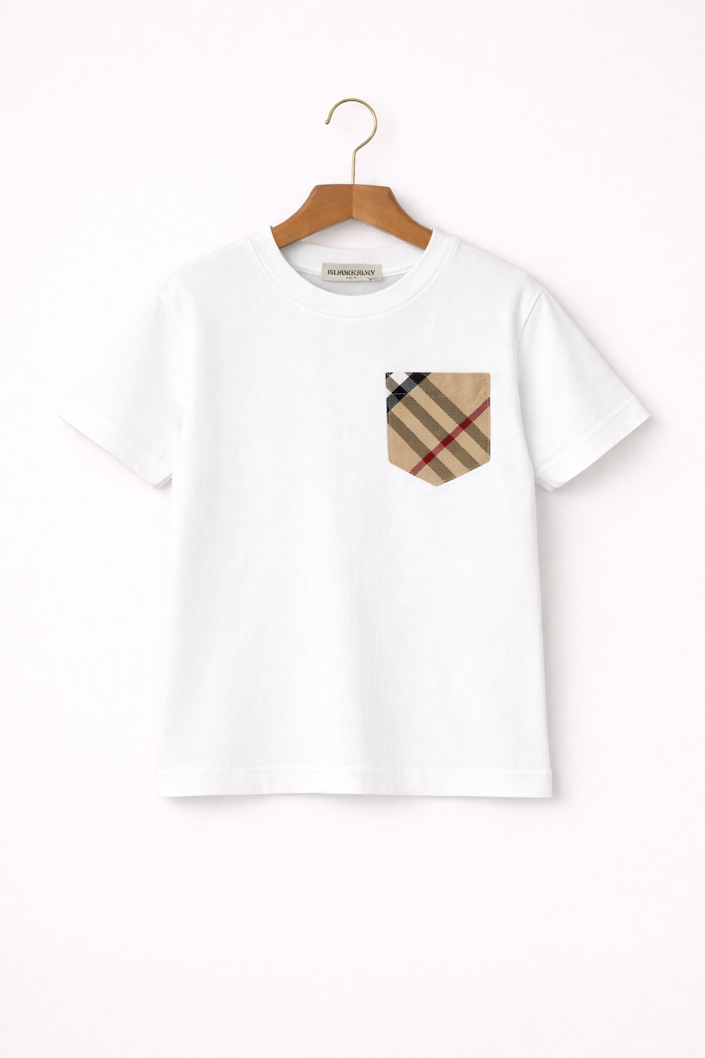 Burberry t-shirt wit borstzakje