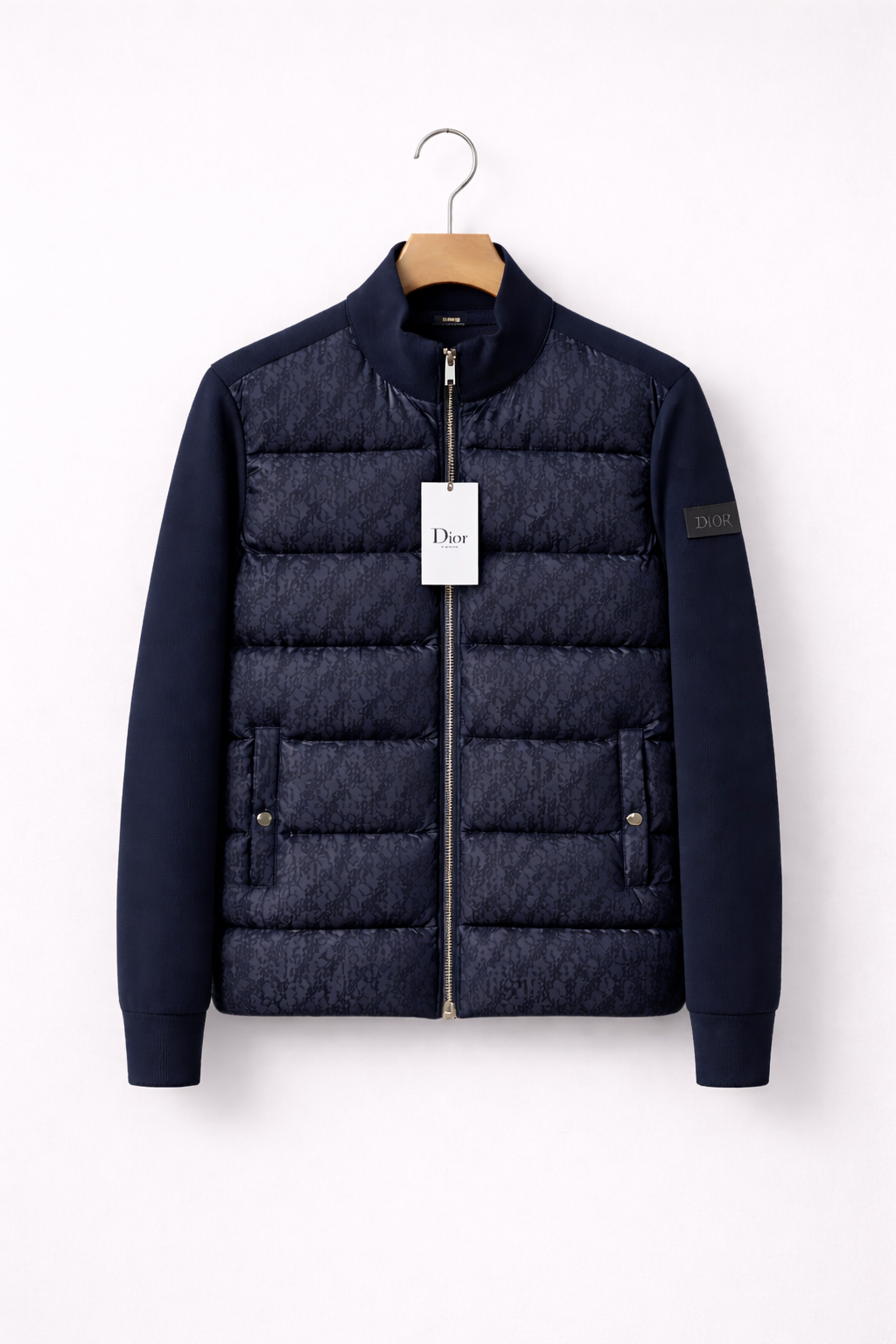 Dior Oblique jas volwassenen donkerblauw