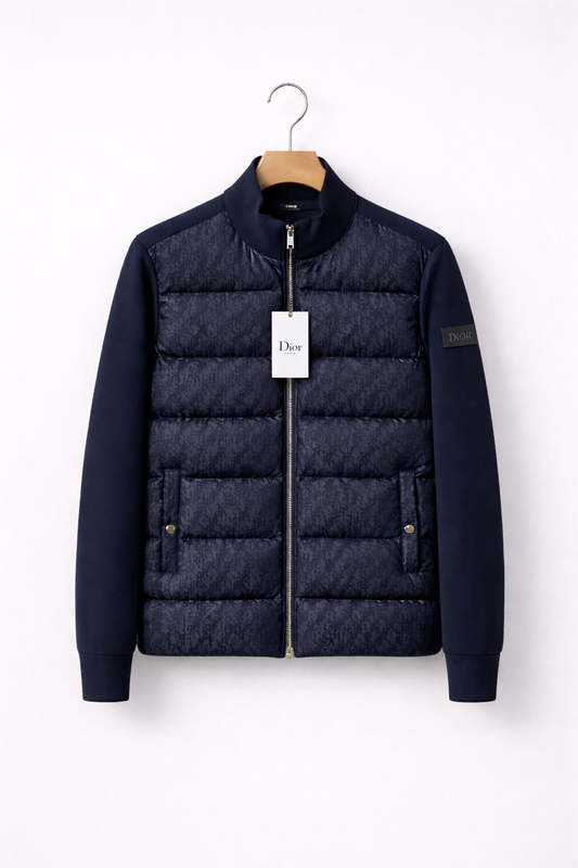 Dior Oblique jas volwassenen donkerblauw