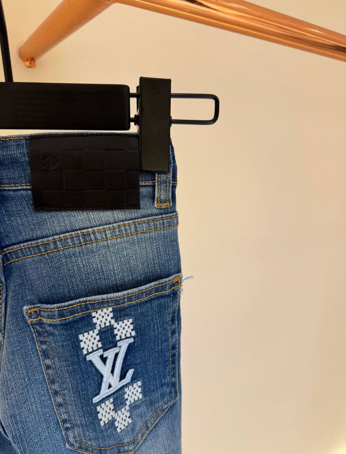 Louis Vuitton spijkerbroek blauw