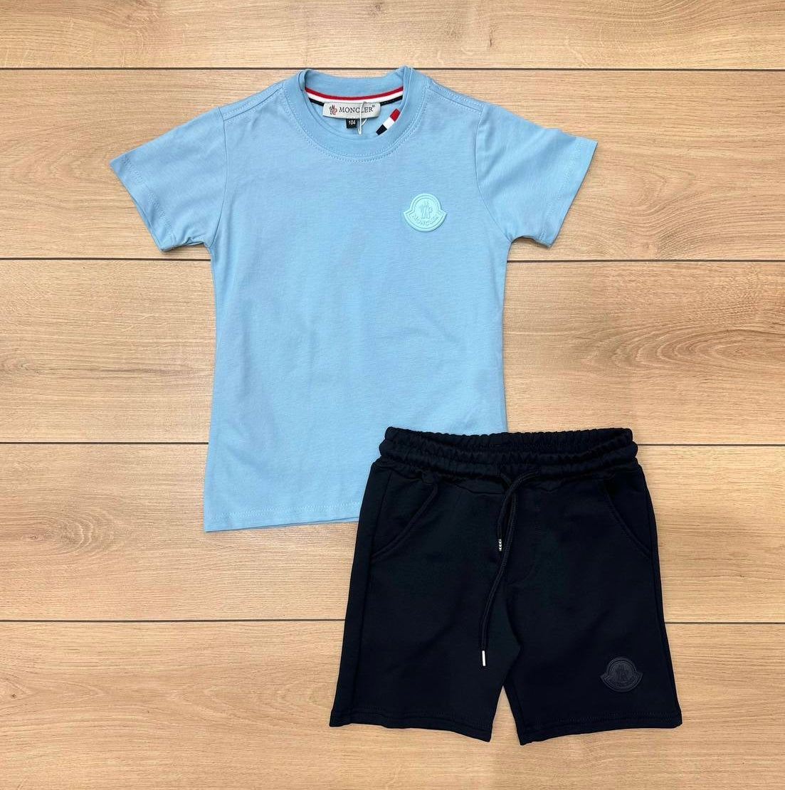 Moncler zomerset kids blauw/zwart