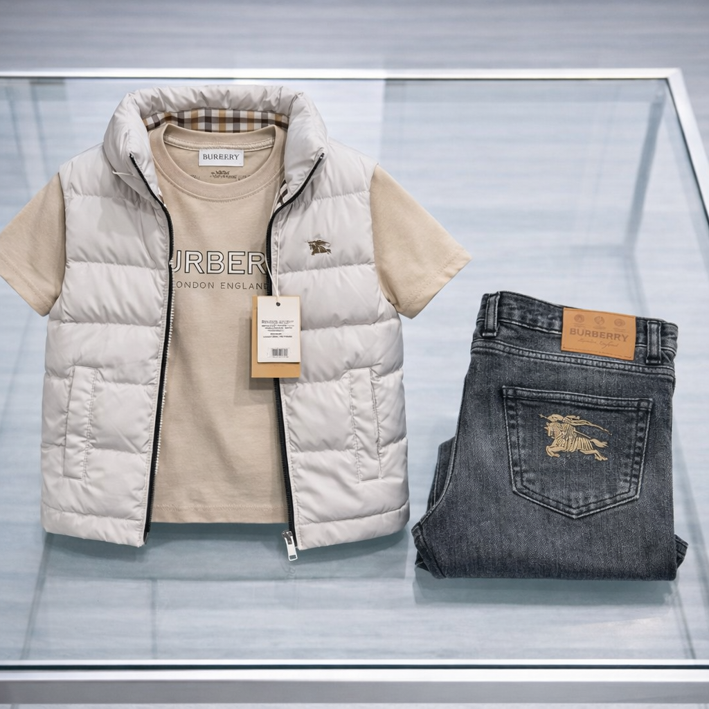 Burberry bodywarmer beige