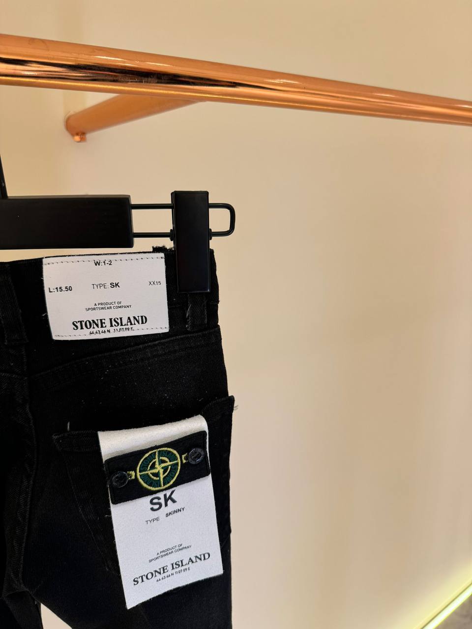 Stone Island spijkerbroek zwart/zwart