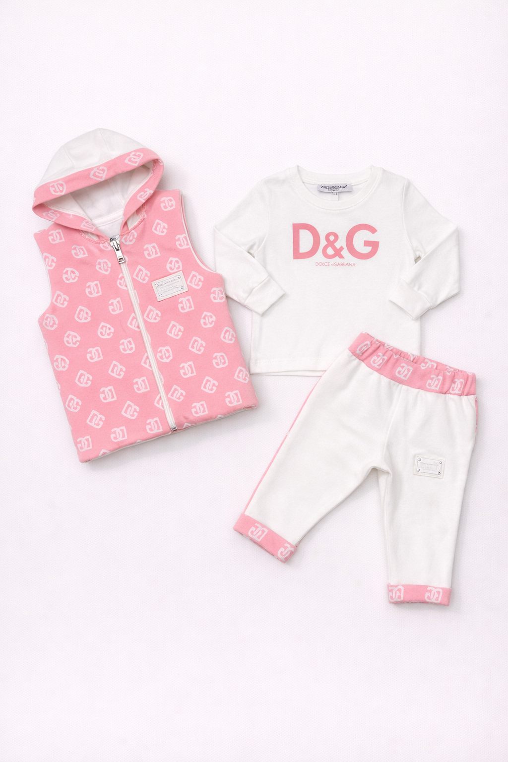 Dolce&Gabbana 3-delige set roze