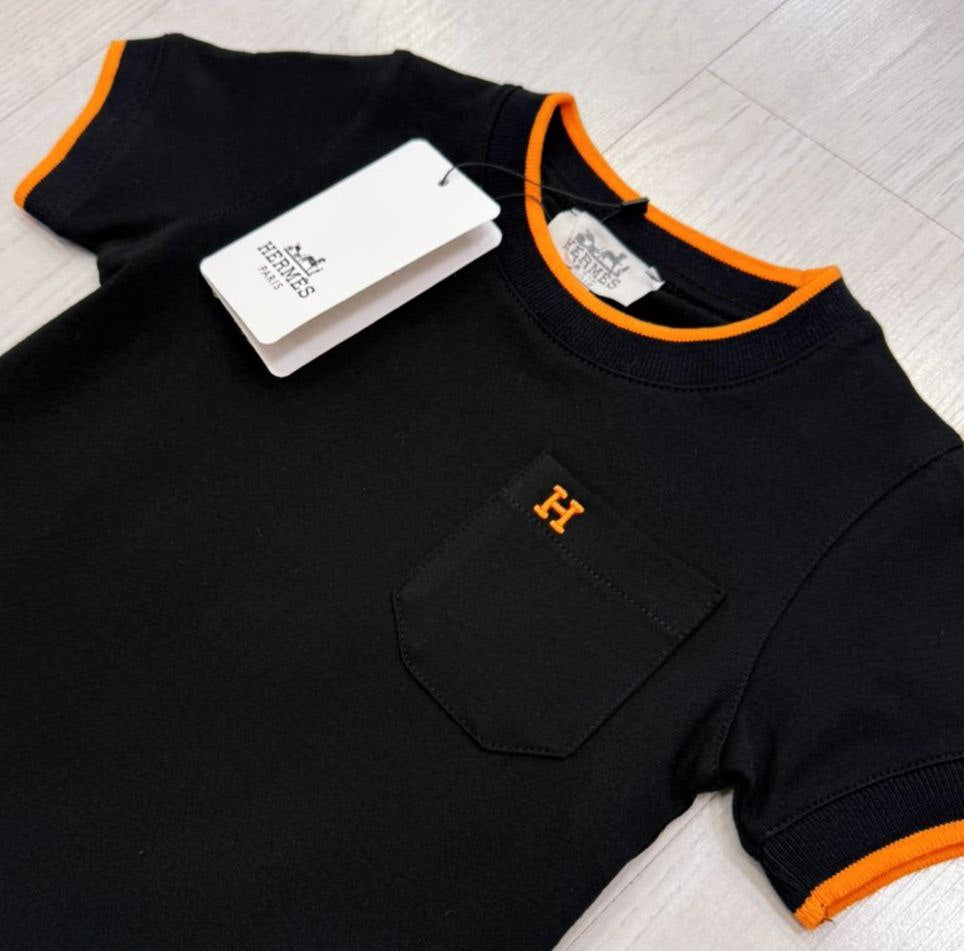 Hermes t-shirt zwart