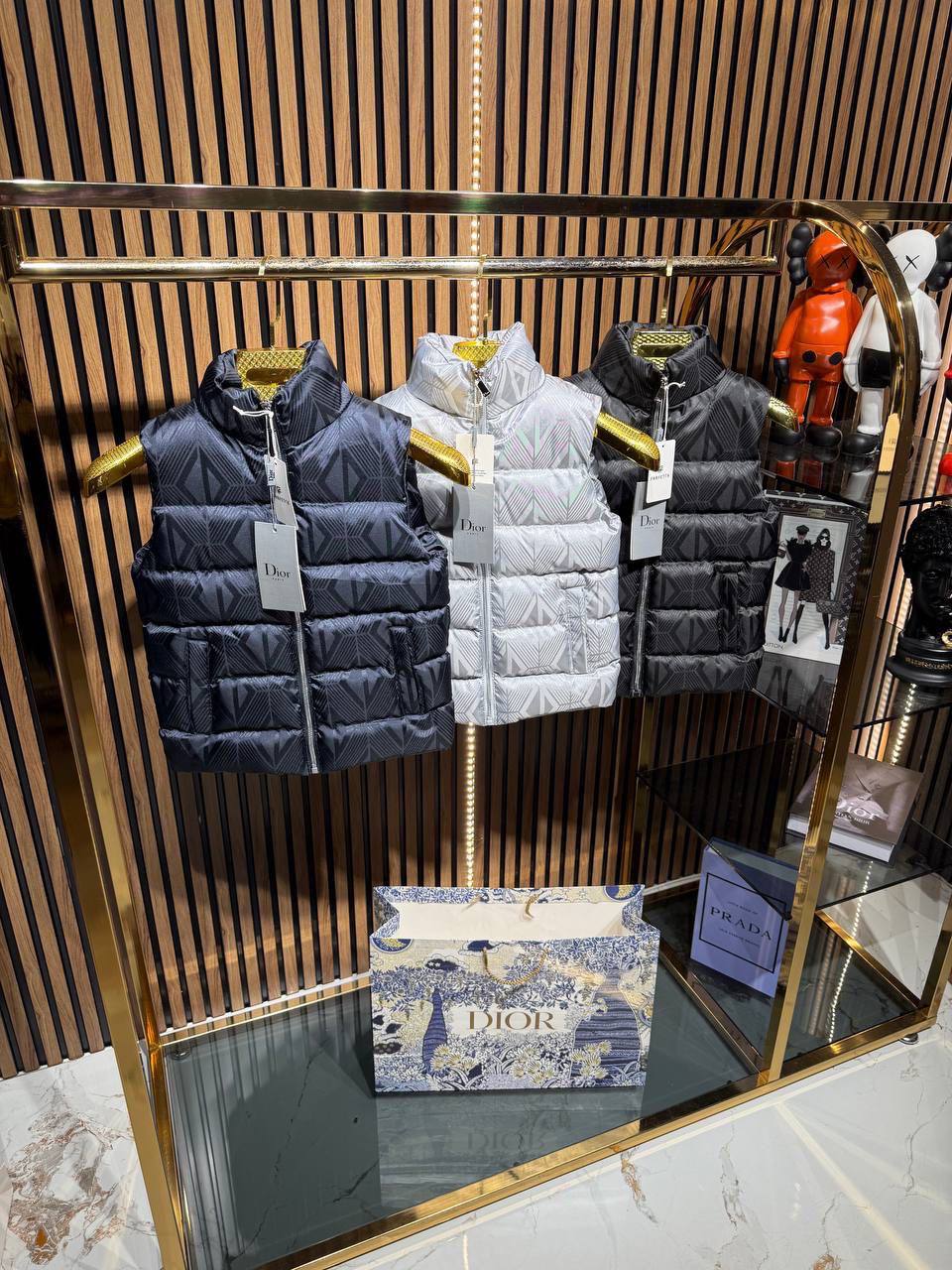 Dior bodywarmer zwart nieuw