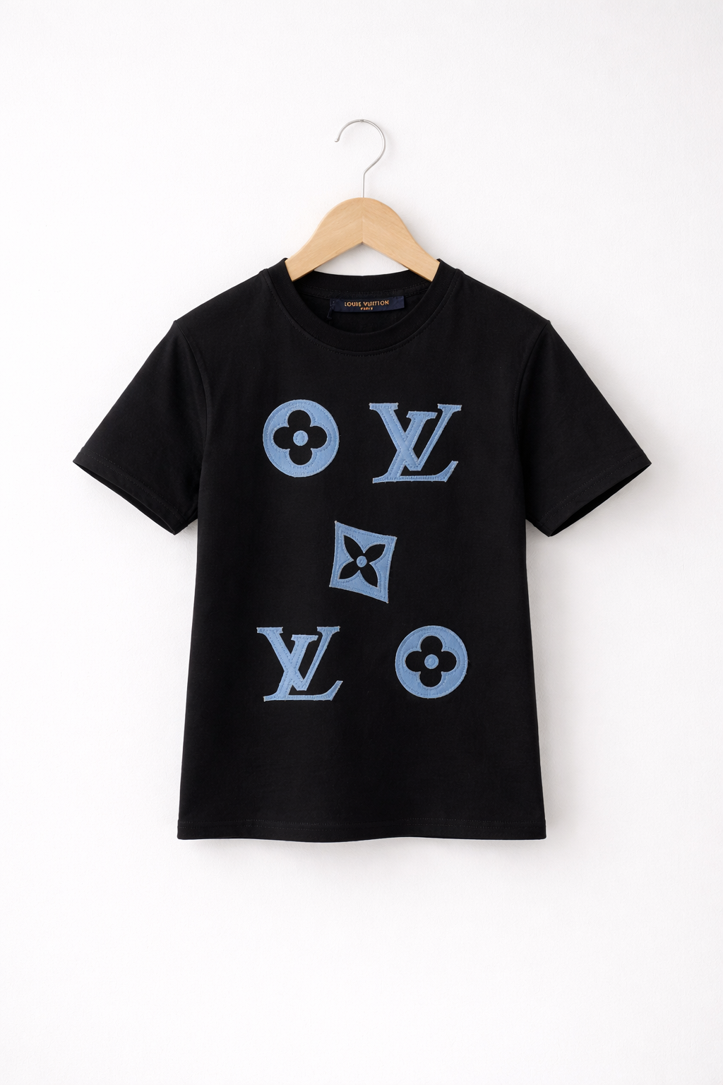 Louis Vuitton t-shirt monogram zwart