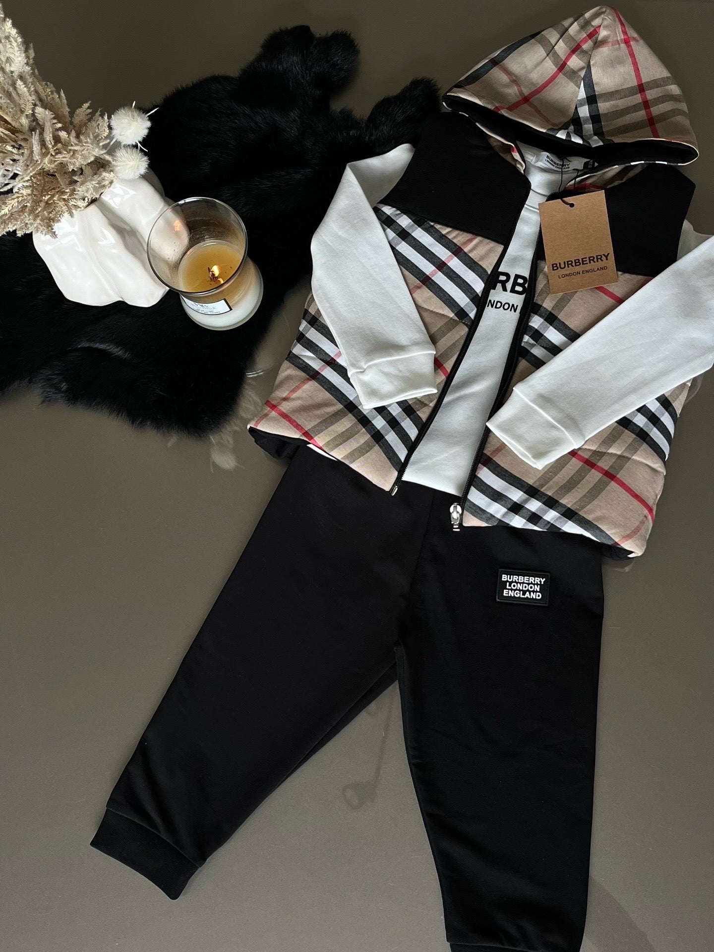 Burberry 3-delige set zwart