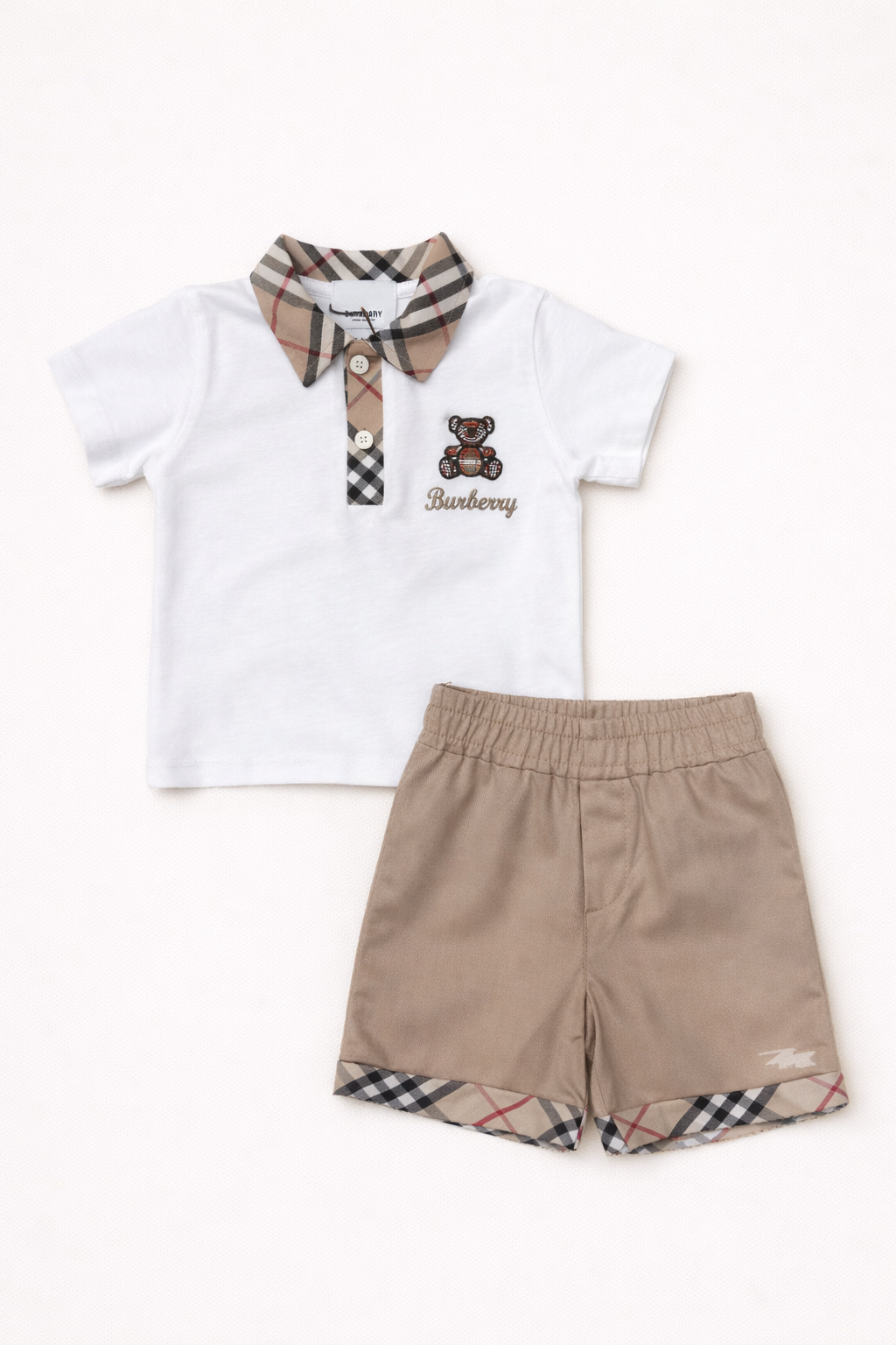 Burberry set beige / wit