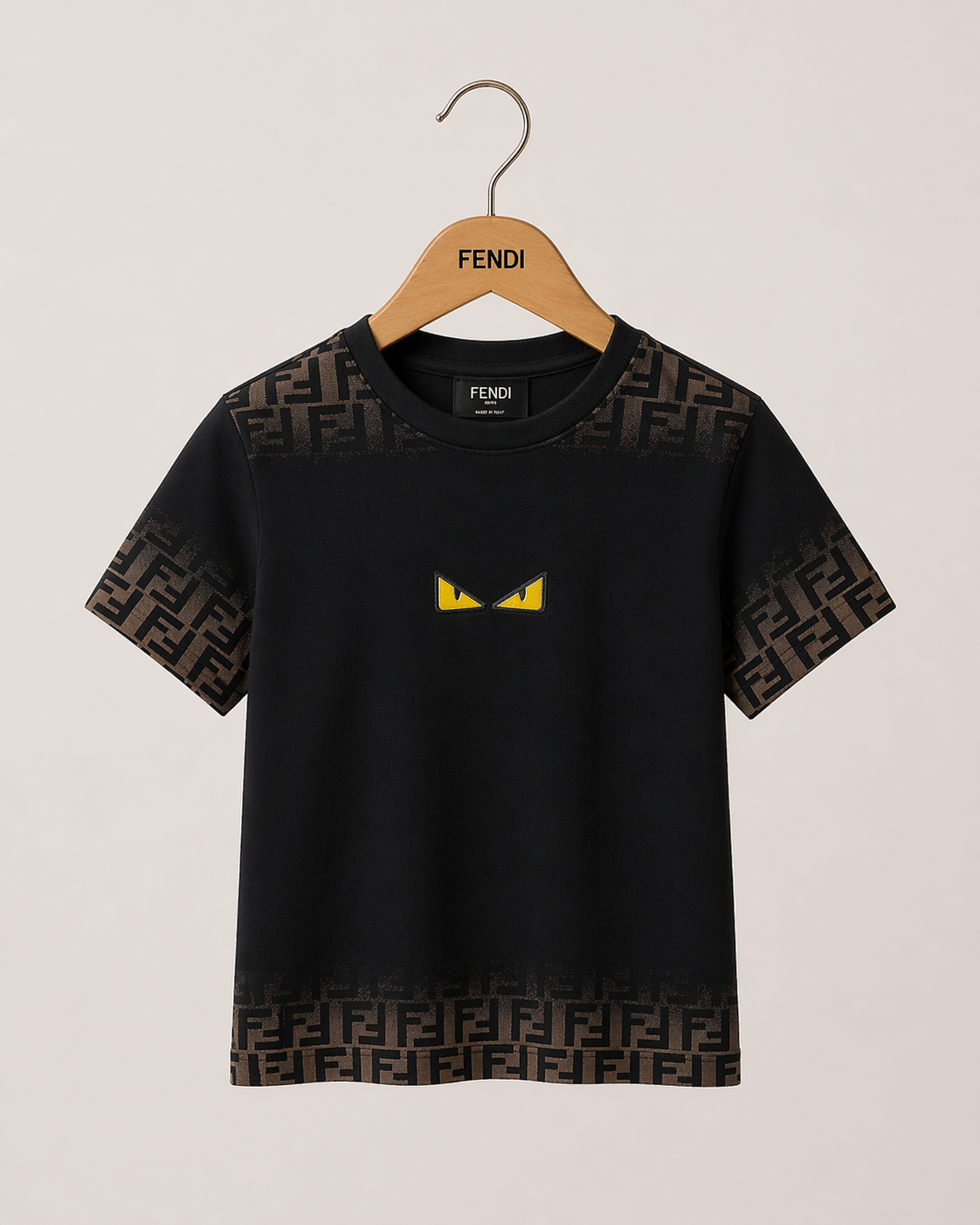 Fendi t-shirt zwart oog