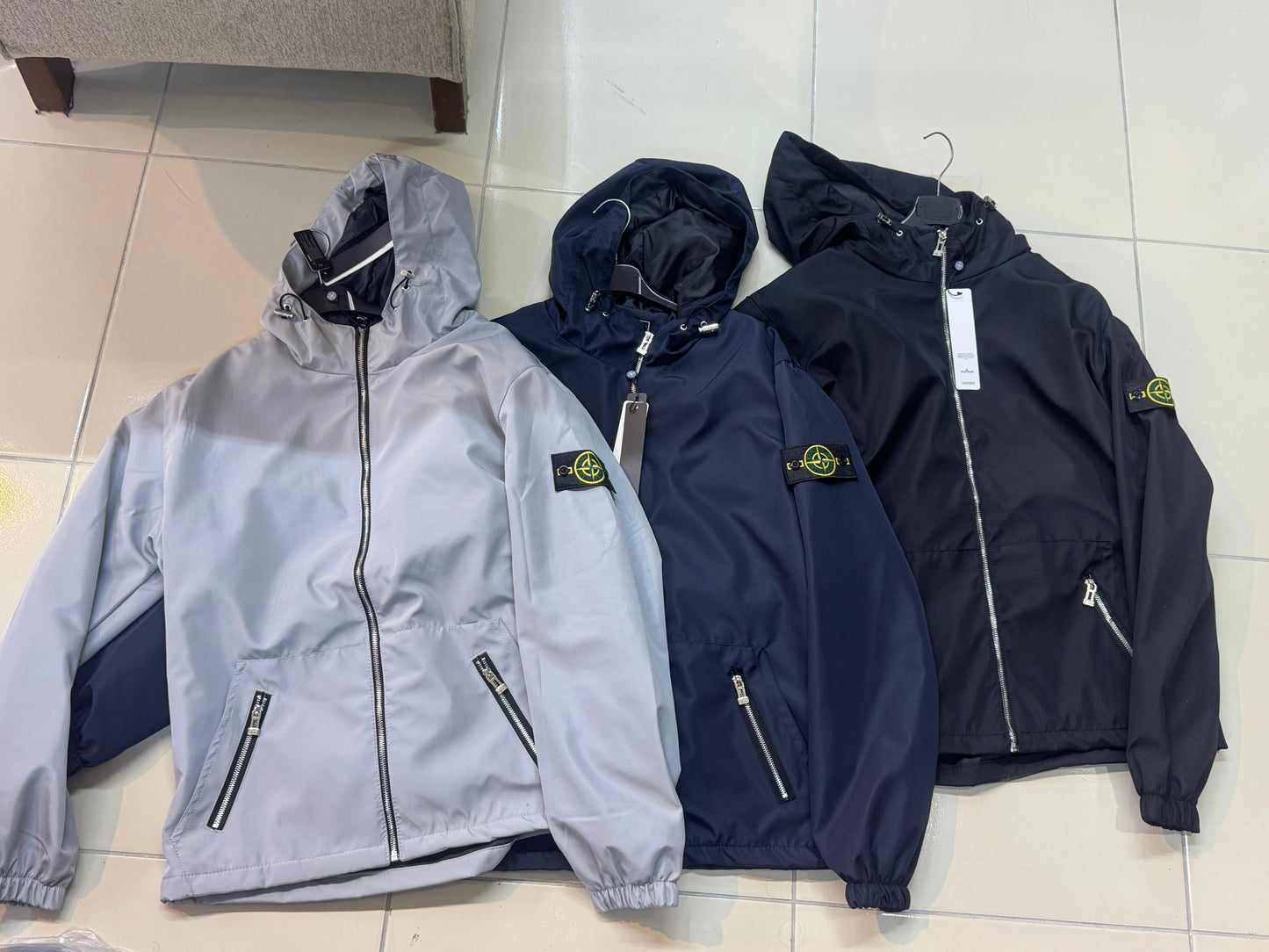 Stoneisland jas heren donkerblauw