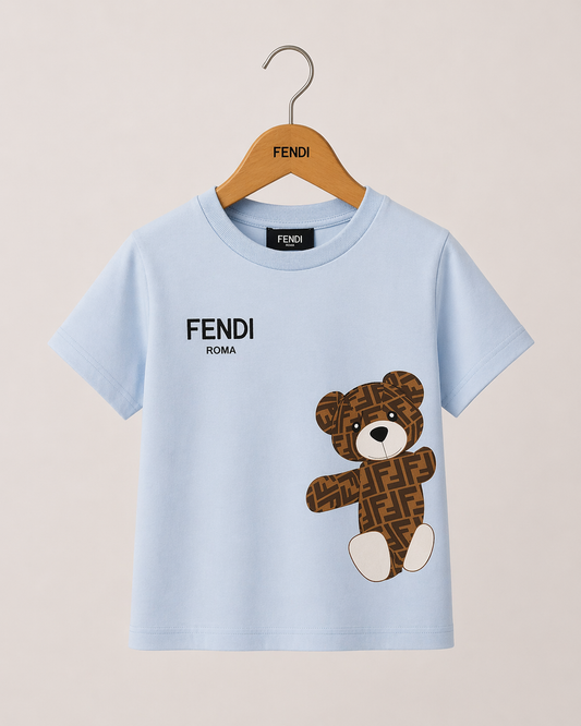 Fendi t-shirt lichtblauw