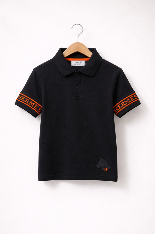 Hermes polo zwart