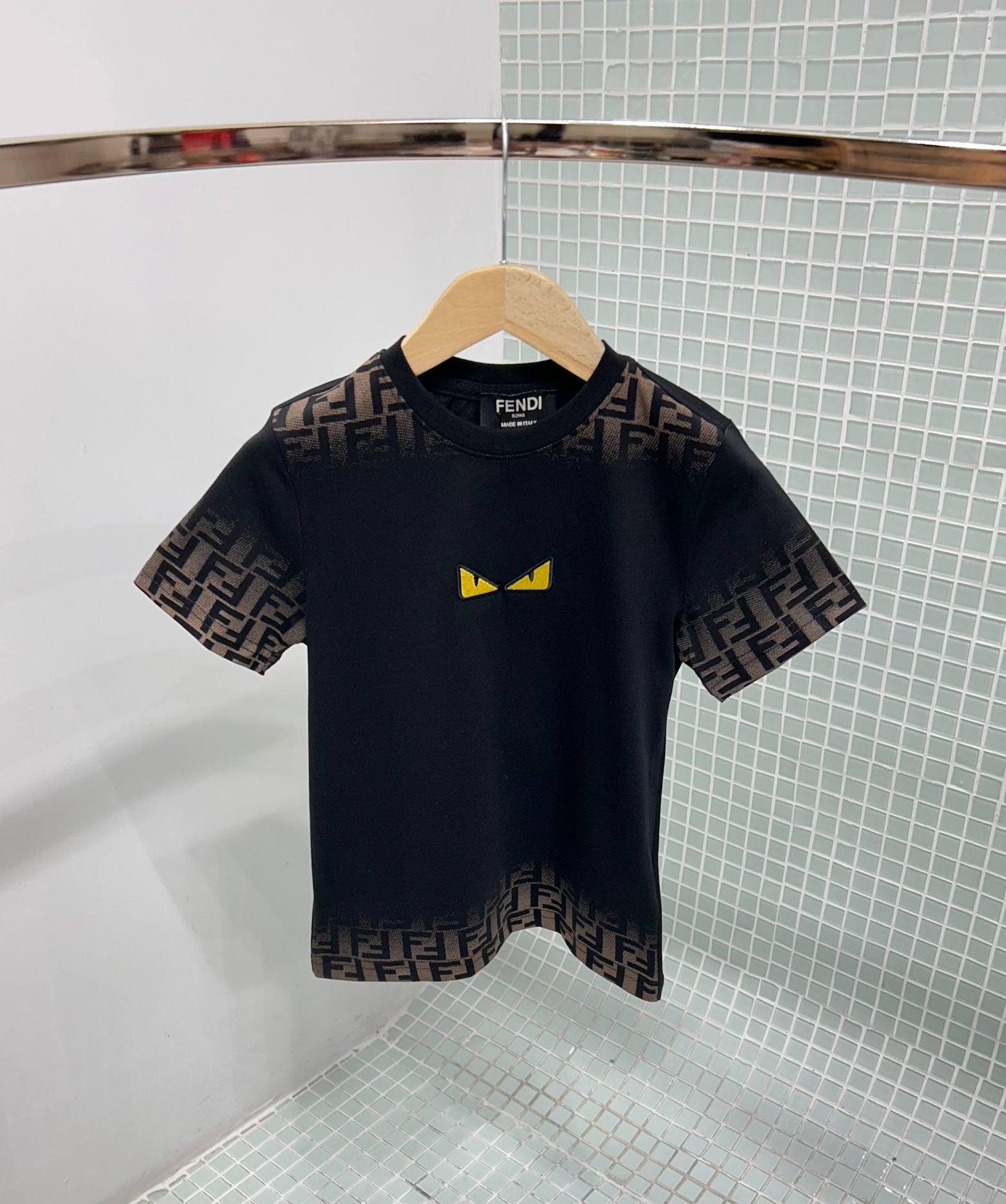 Fendi t-shirt zwart oog