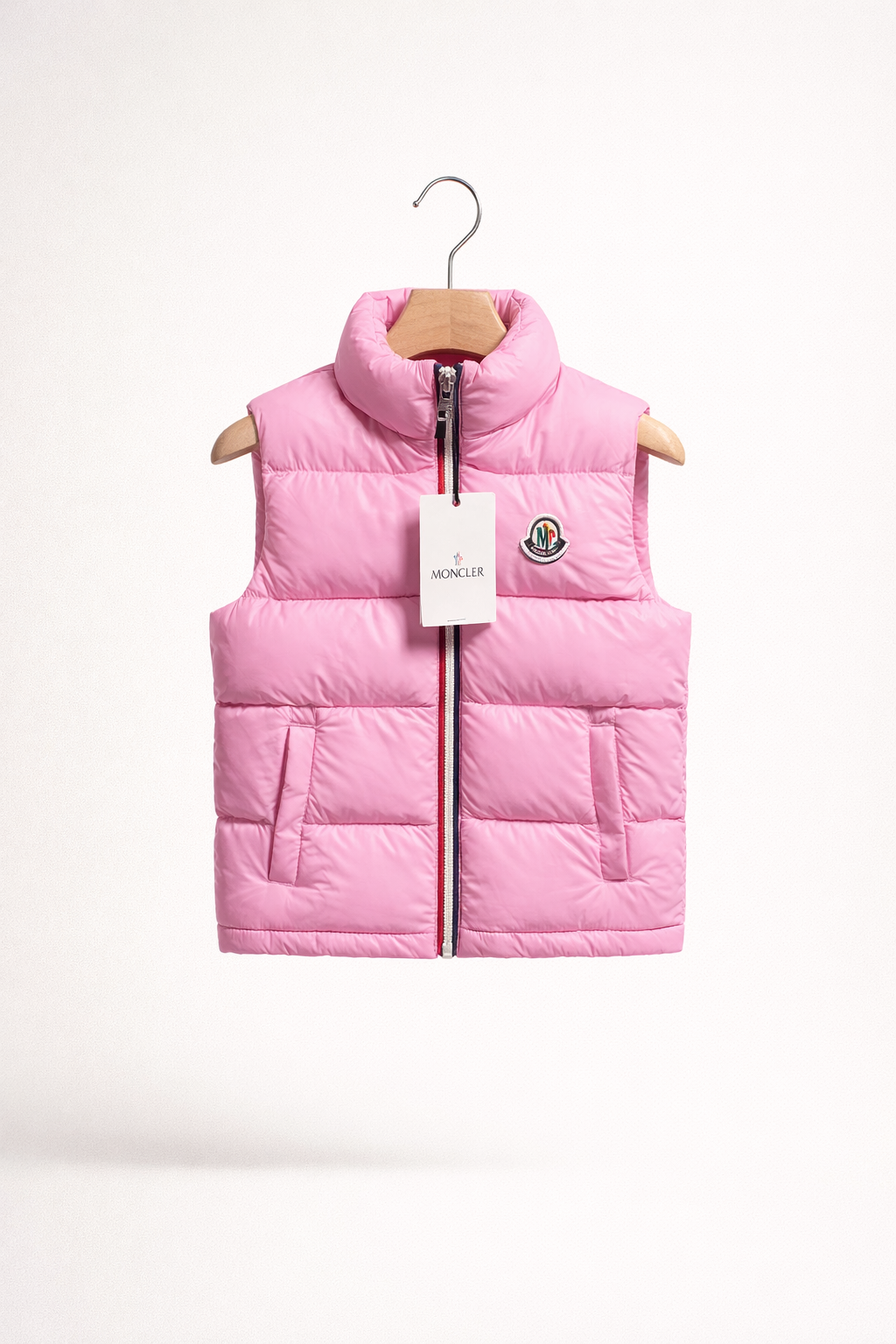 Moncler bodywarmer roze
