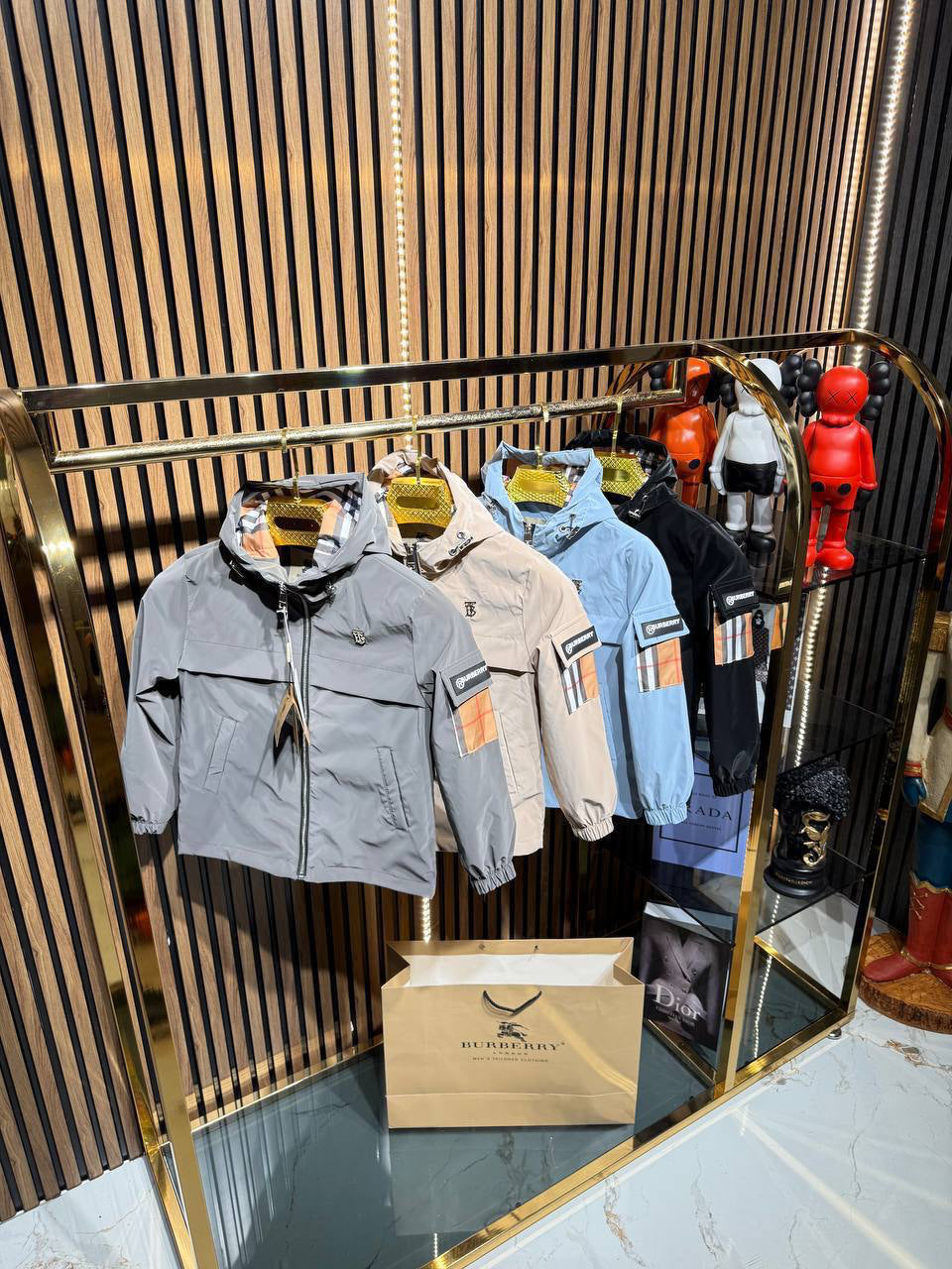 Burberry jasje lichtblauw