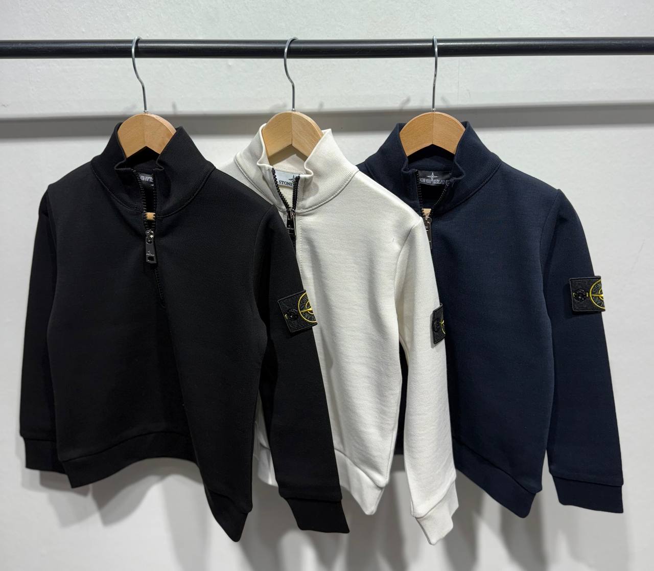 Stoneisland trui zwart met rits