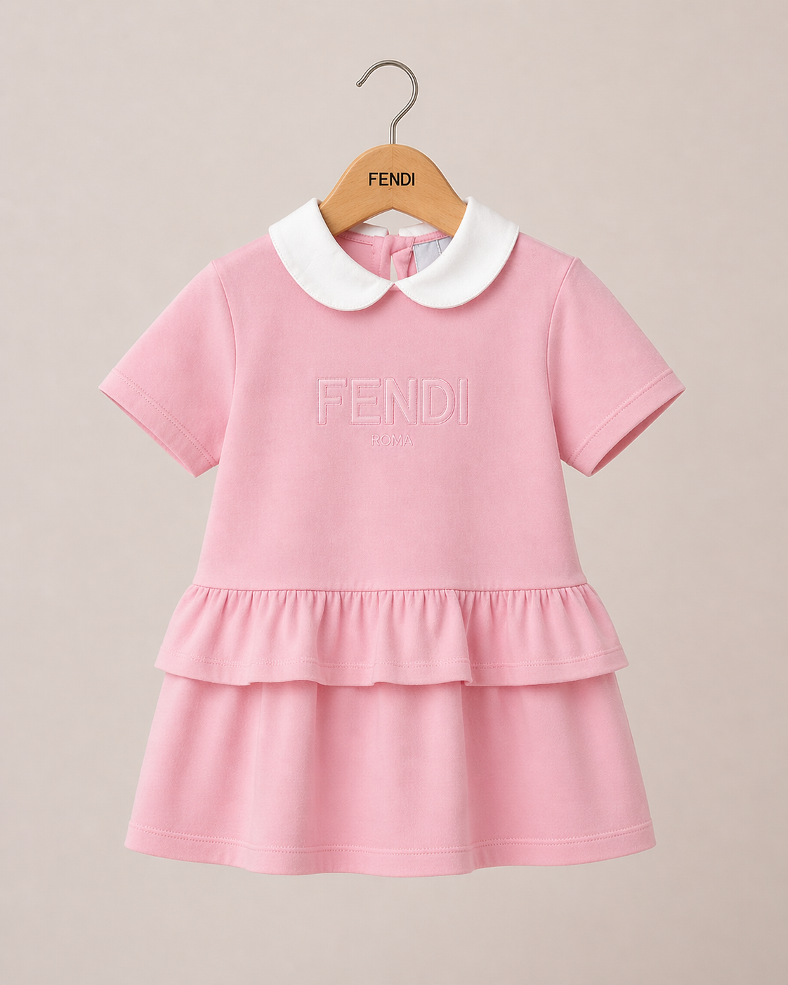 Fendi jurkje baby roze