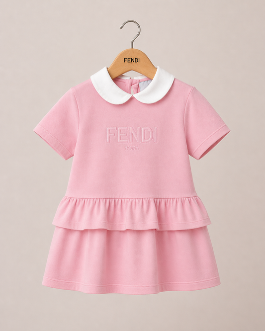 Fendi jurkje baby roze