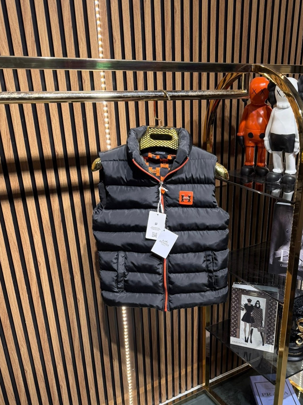 Hermes bodywarmer zwart