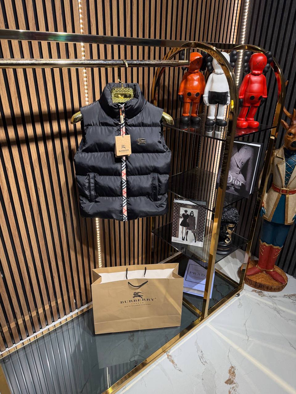 Burberry bodywarmer zwart