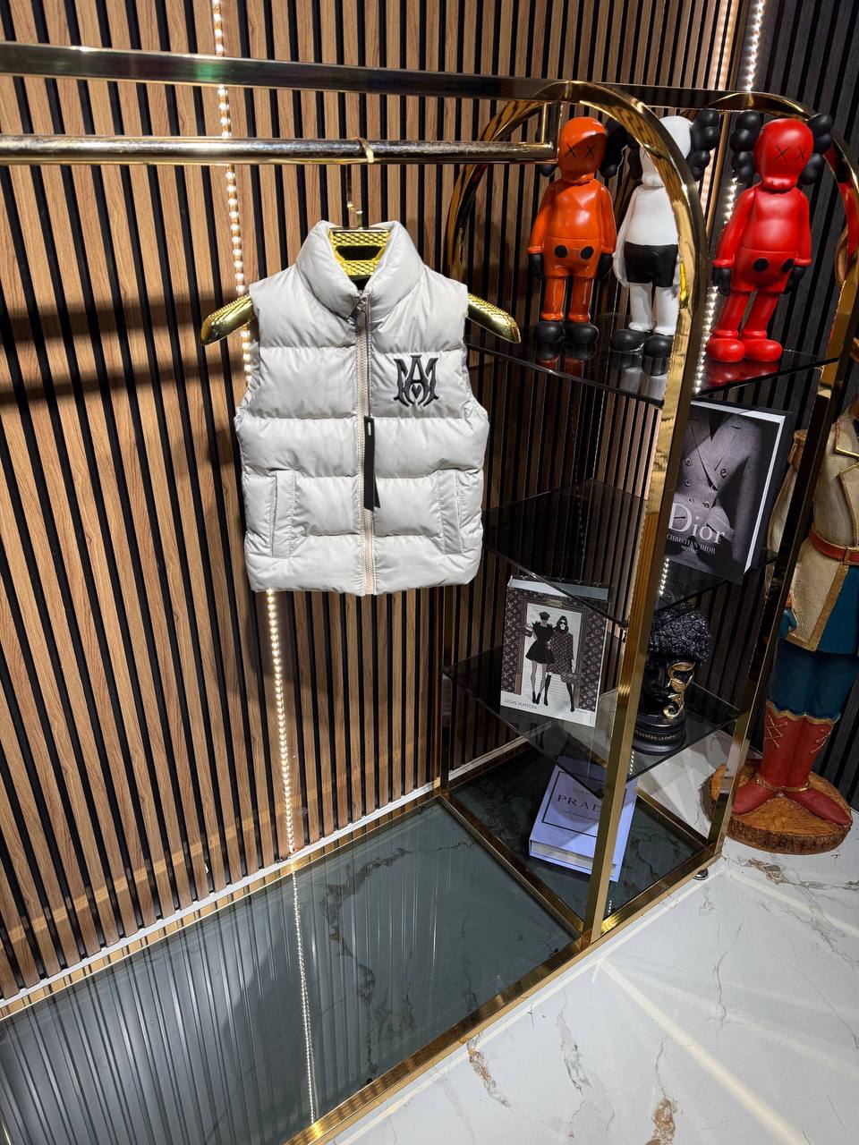 Amiri bodywarmer beige