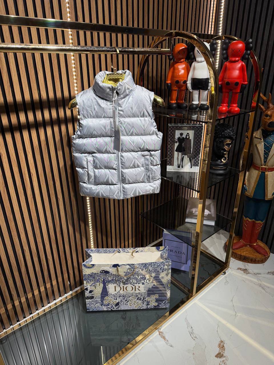 Dior bodywarmer grijs