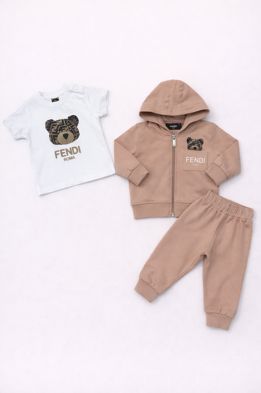 Fendi 3-delige set beige