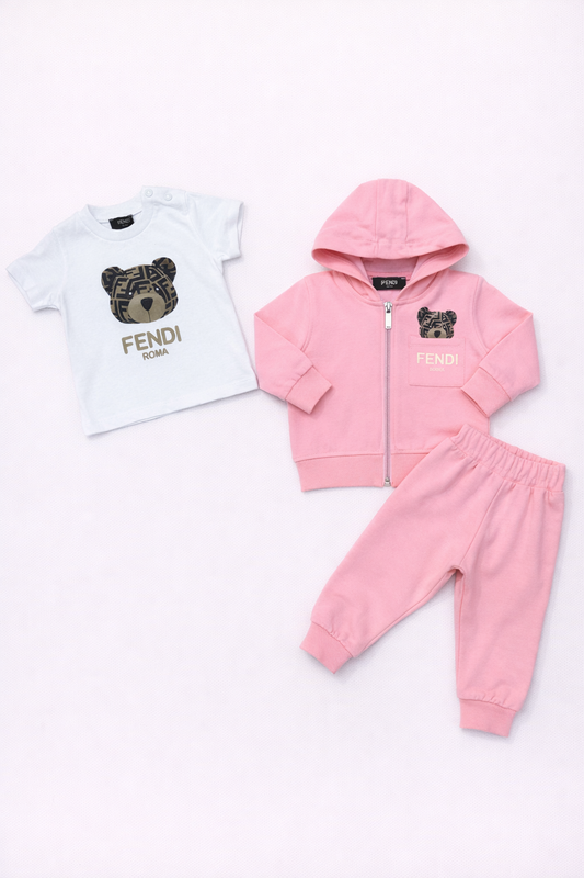 Fendi 3-delige set roze