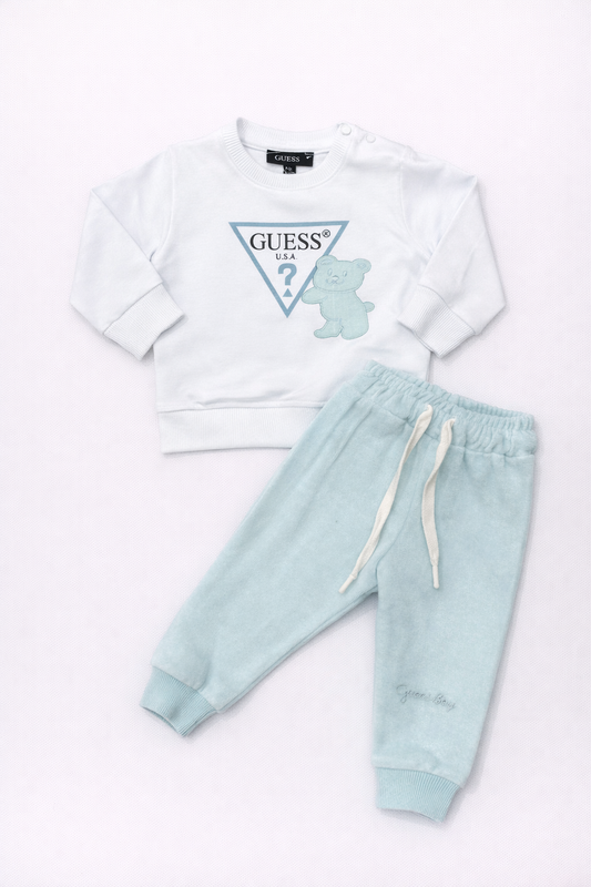 Guess 2- delige set lichtblauw