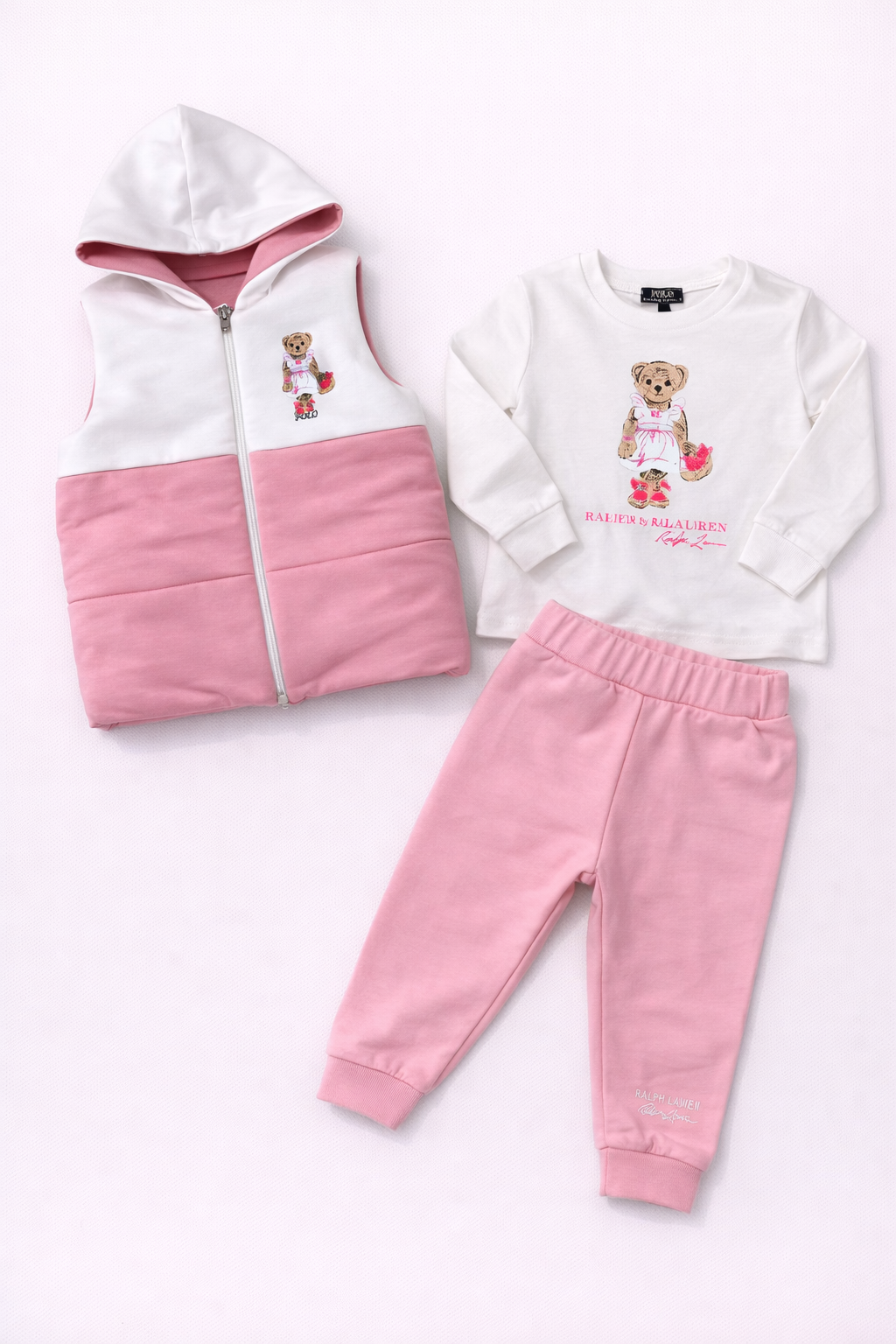 Polo Ralph Lauren 3-delige set roze