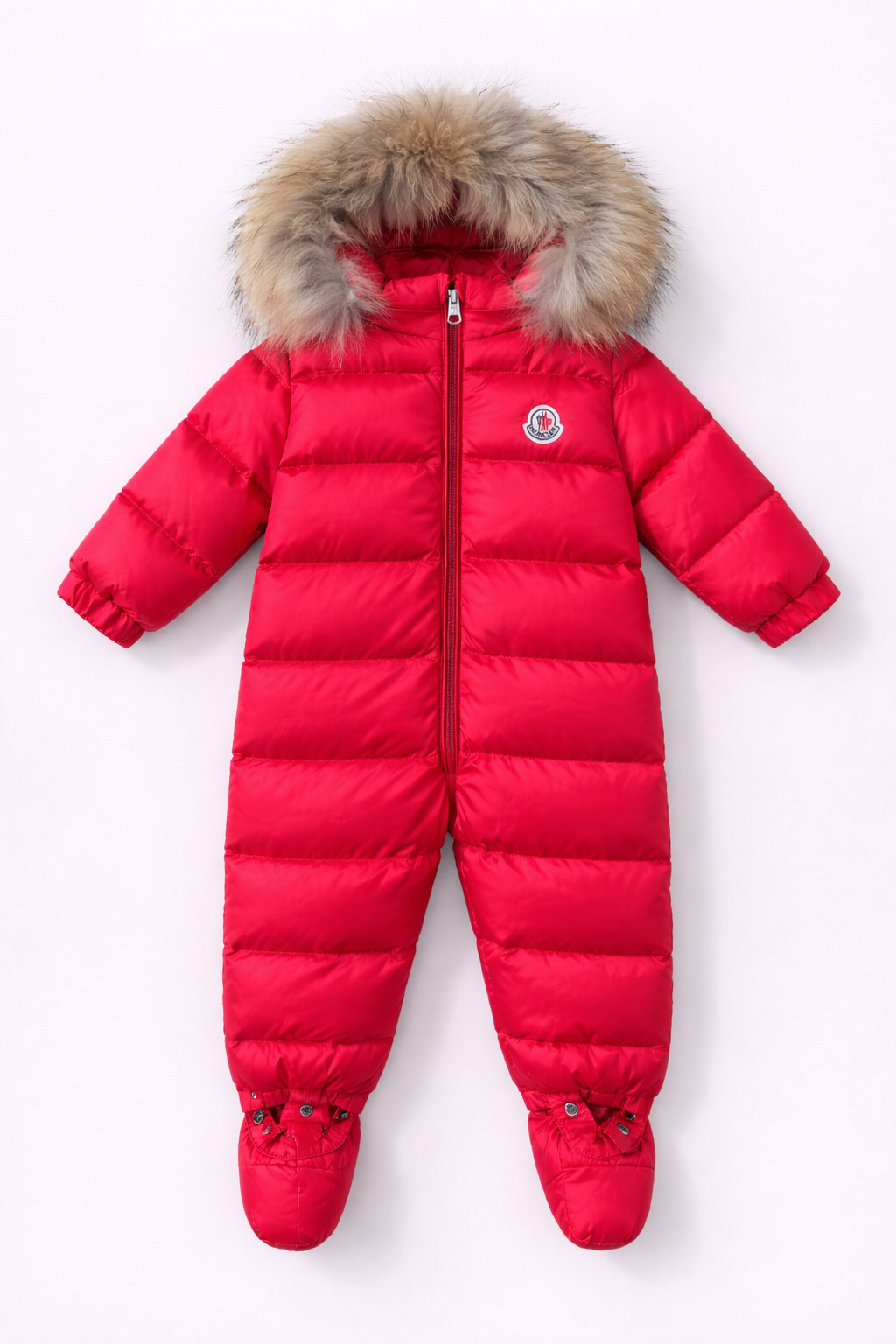 Winterjas / skipak Moncler rood