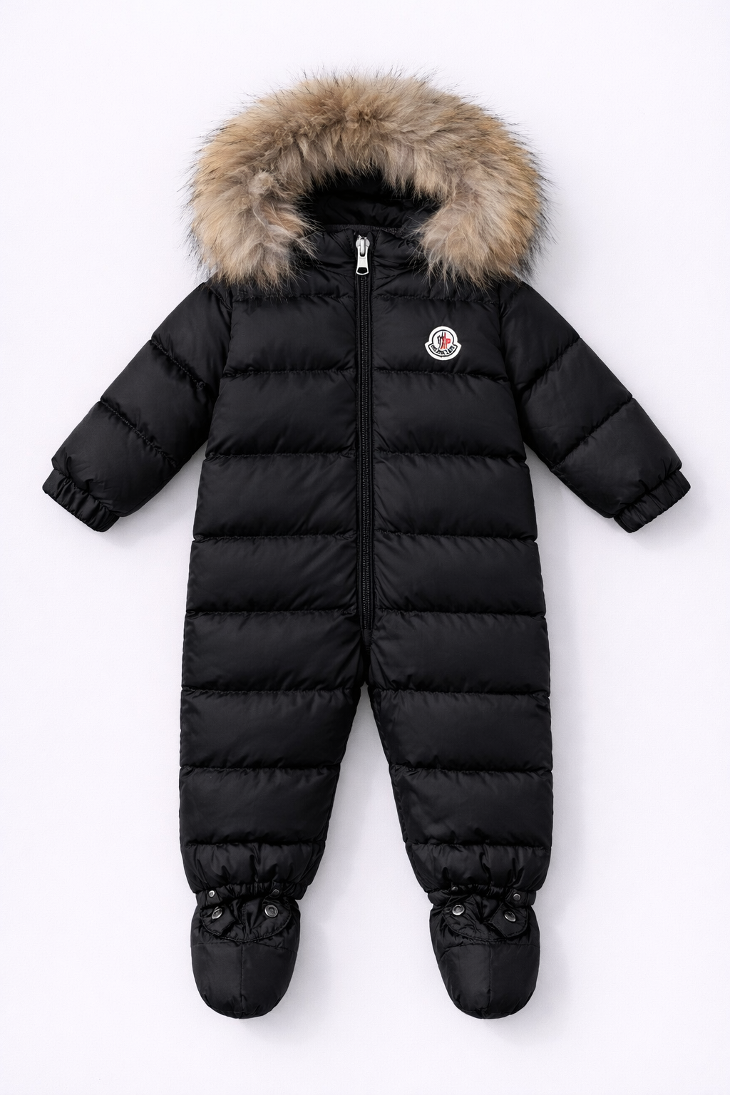 Winterjas / skipak Moncler zwart
