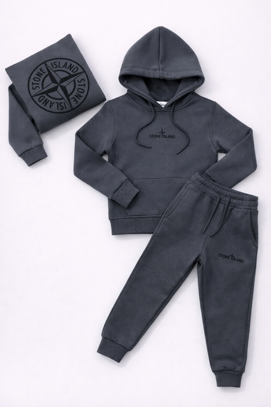 Stone Island trainingspak 2-delig grijs