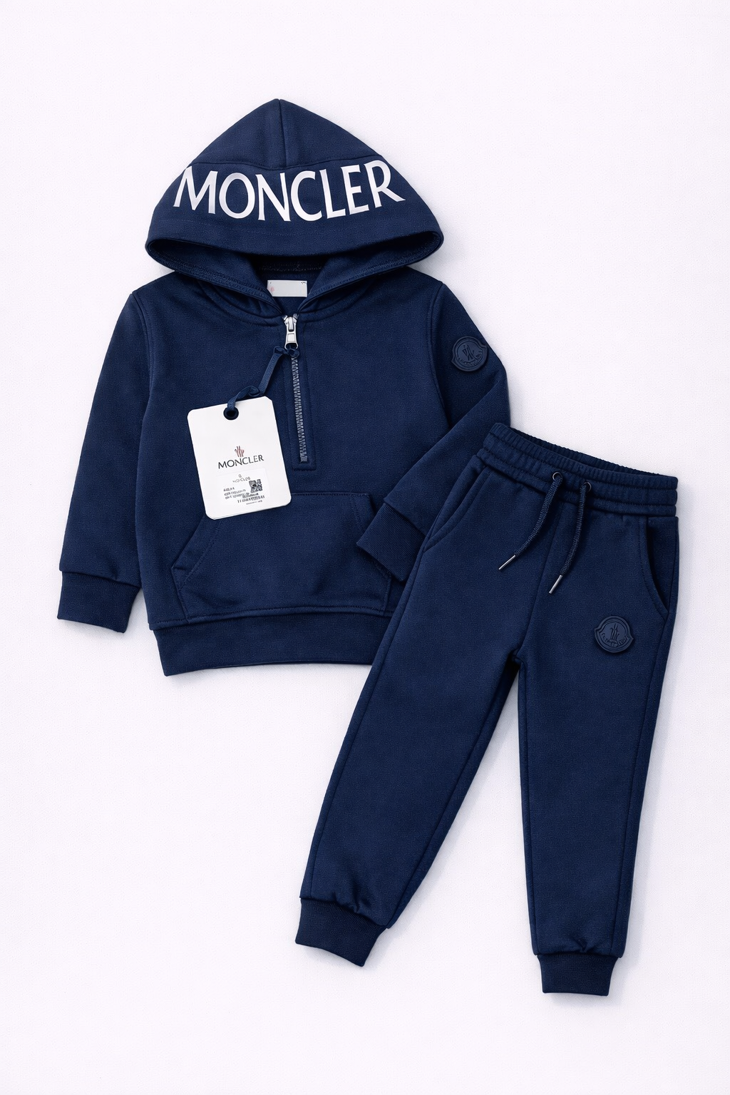 Moncler trainingspak donkerblauw