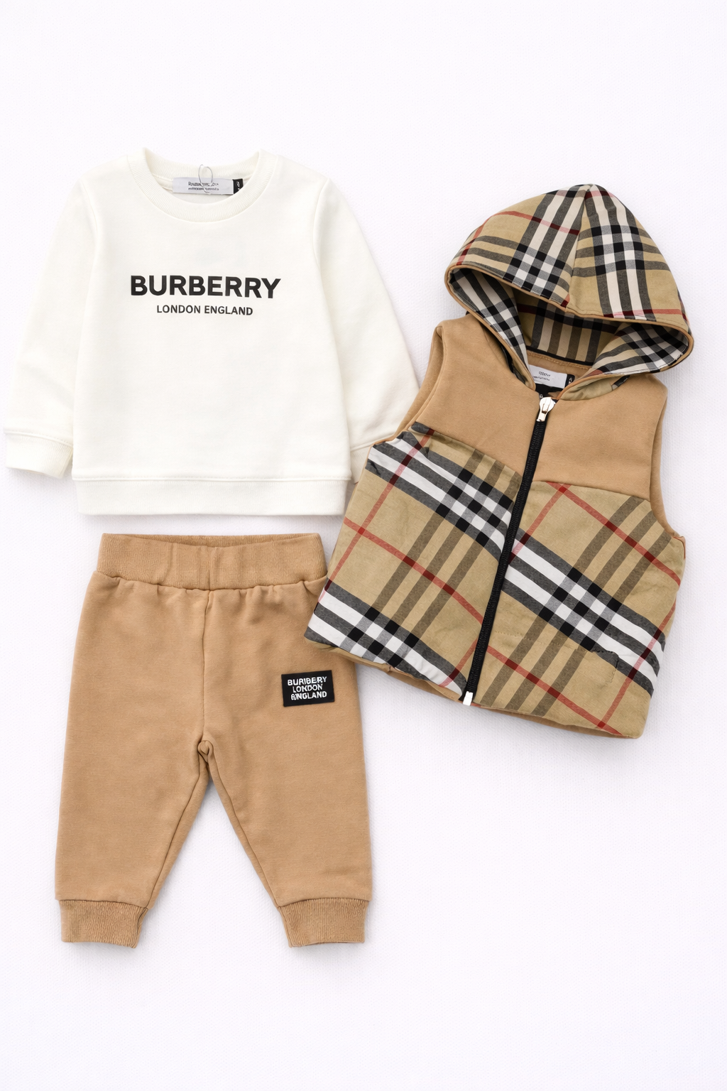 Burberry 3-delige set beige