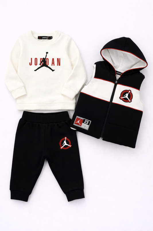 Jordan 3-delige set zwart