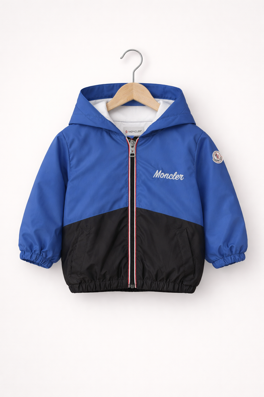 Moncler jasje blauw/zwart