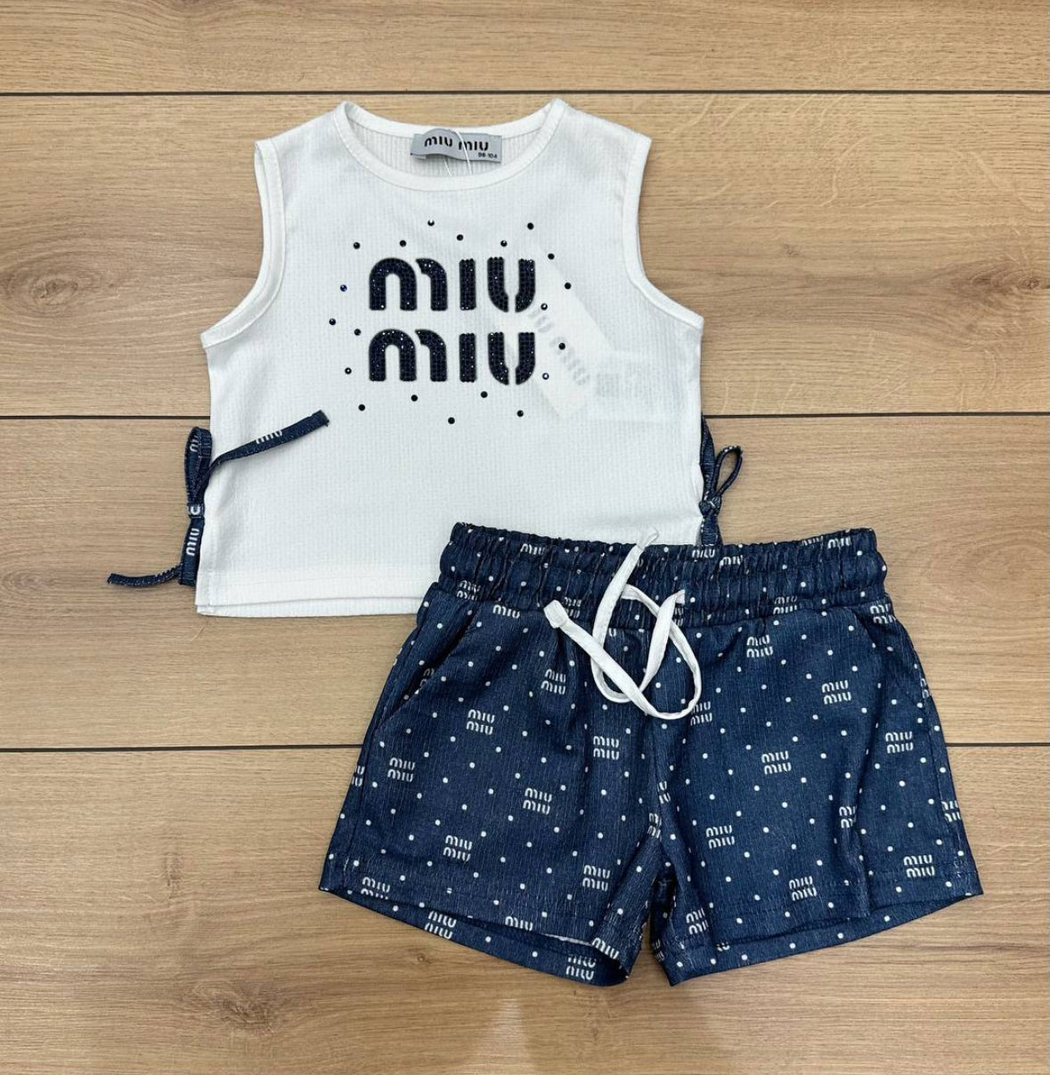 Miu Miu Zomerset blauw/wit