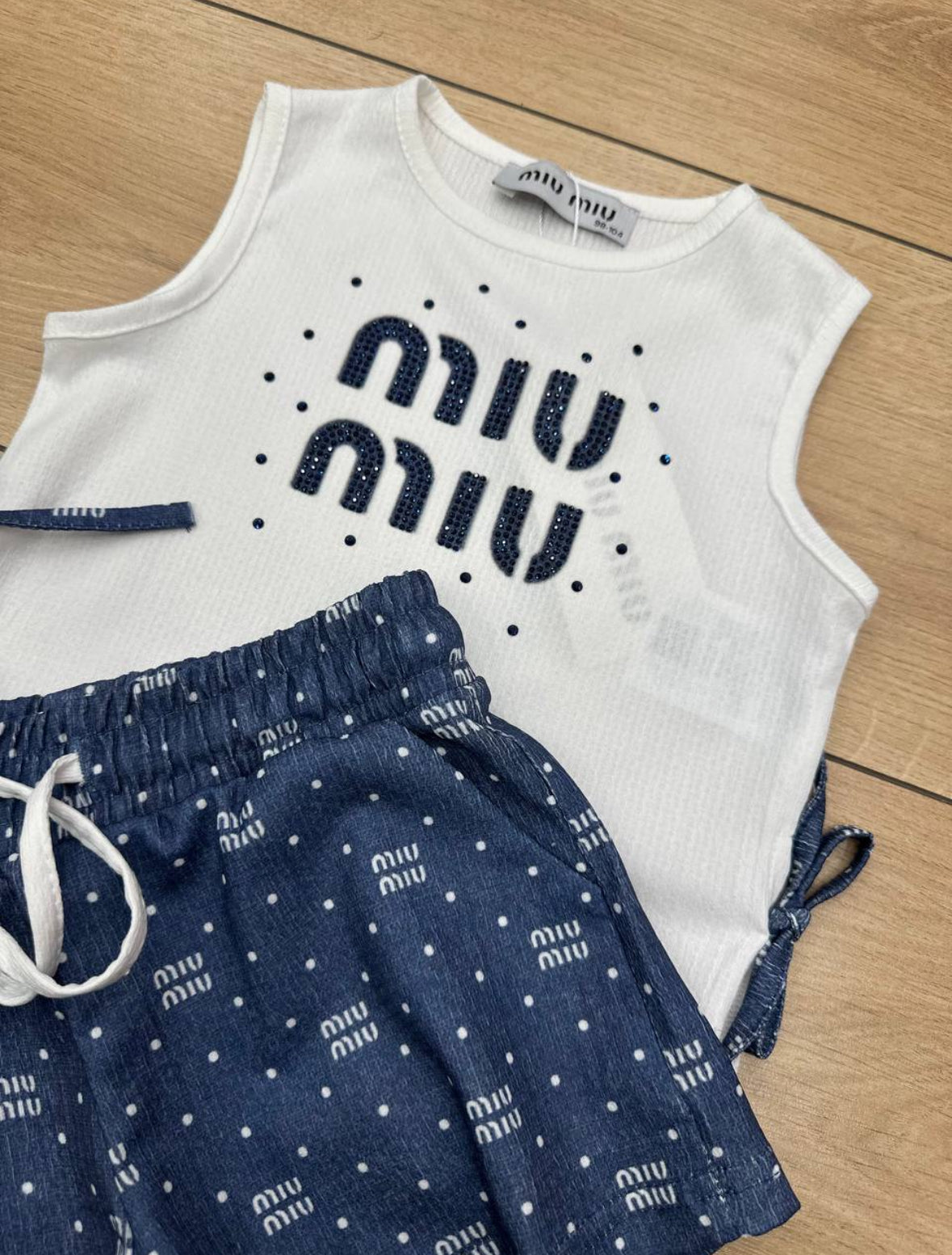 Miu Miu Zomerset blauw/wit