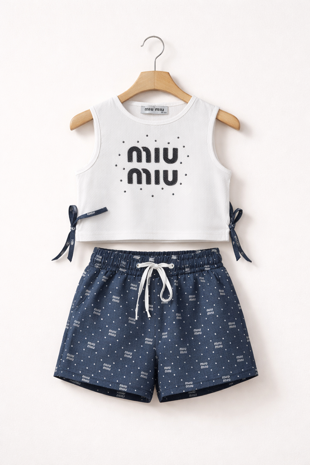 Miu Miu Zomerset blauw/wit