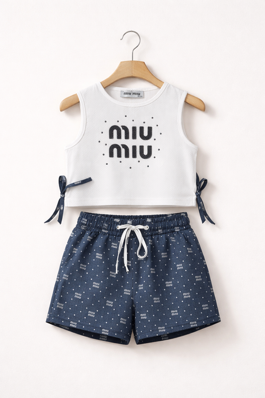 Miu Miu Zomerset blauw/wit