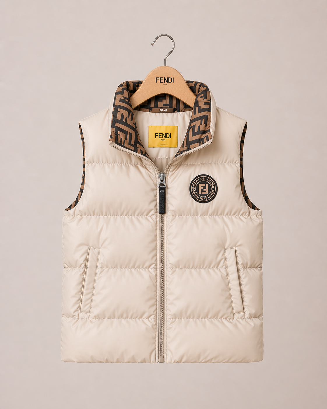 Fendi bodywarmer beige